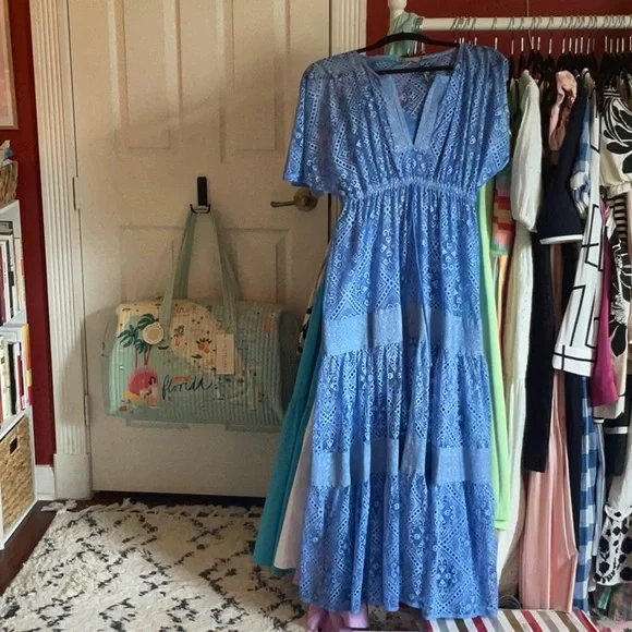 RARE Anthropologie Camira Maxi Dress by Queen & Pawn XS - Picture 6 of 6